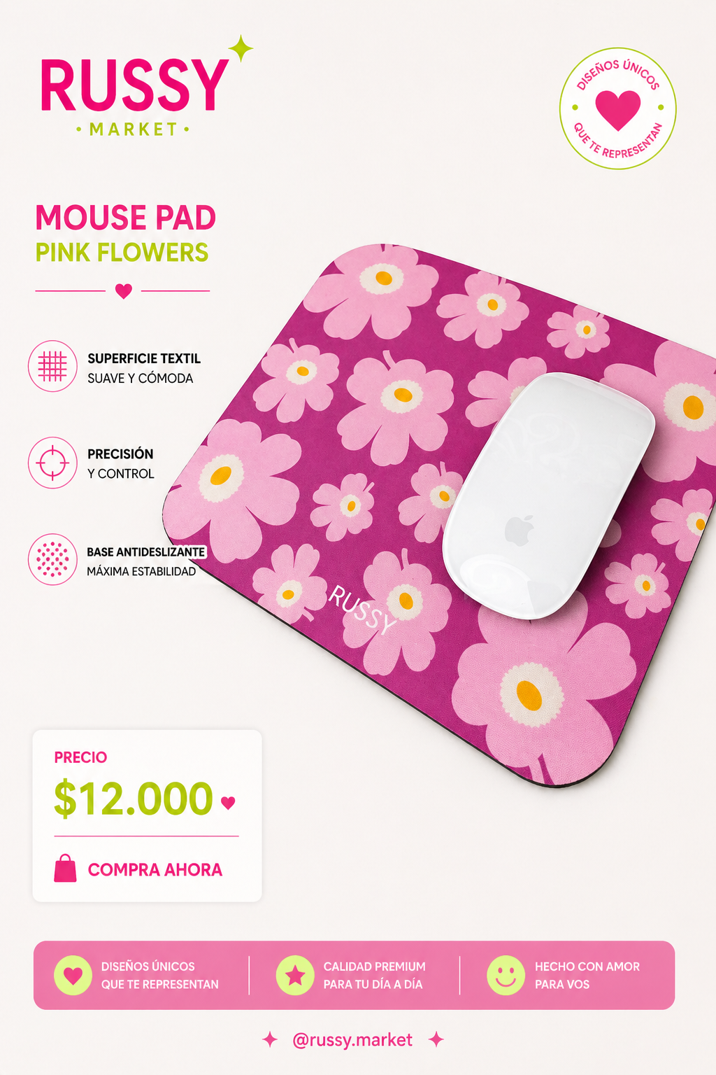 MOUSEPAD FLORES