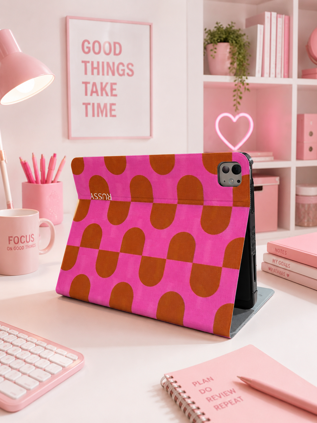 Funda iPad "WAVE PINK"