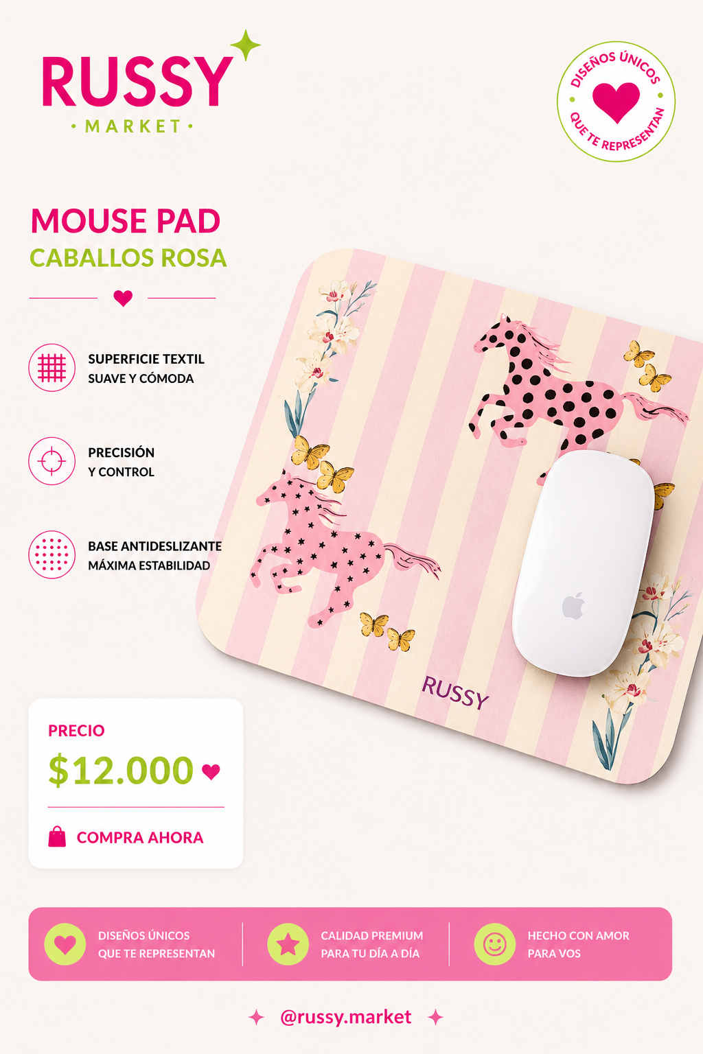 MOUSEPAD MAGIC HORSE