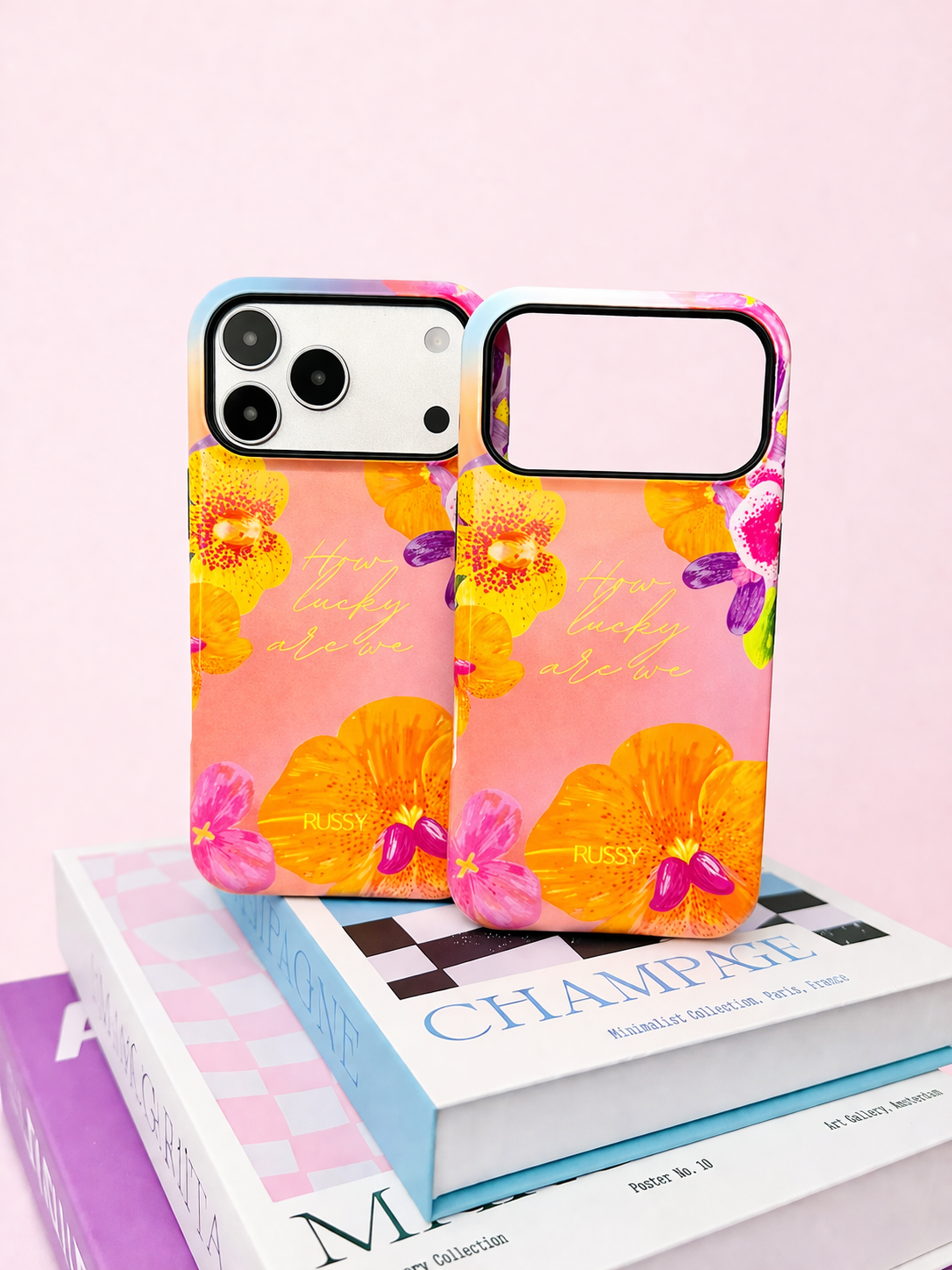 Case "HOW LUCKY WE ARE"