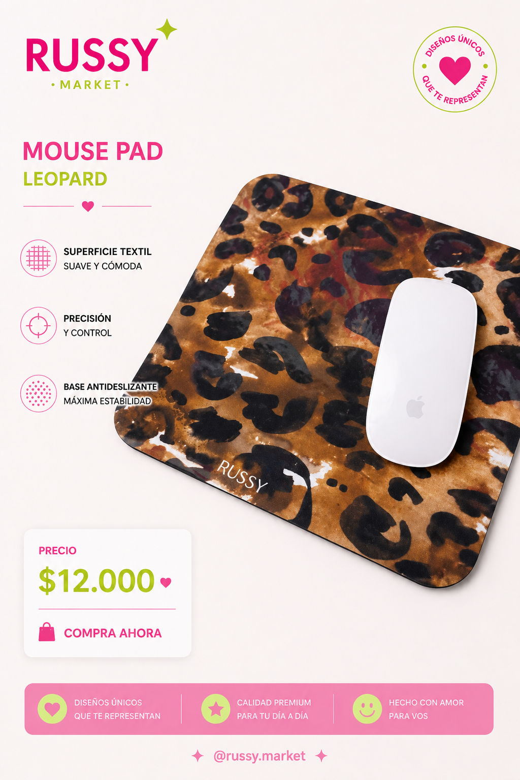 MOUSEPAD LEOPARDO