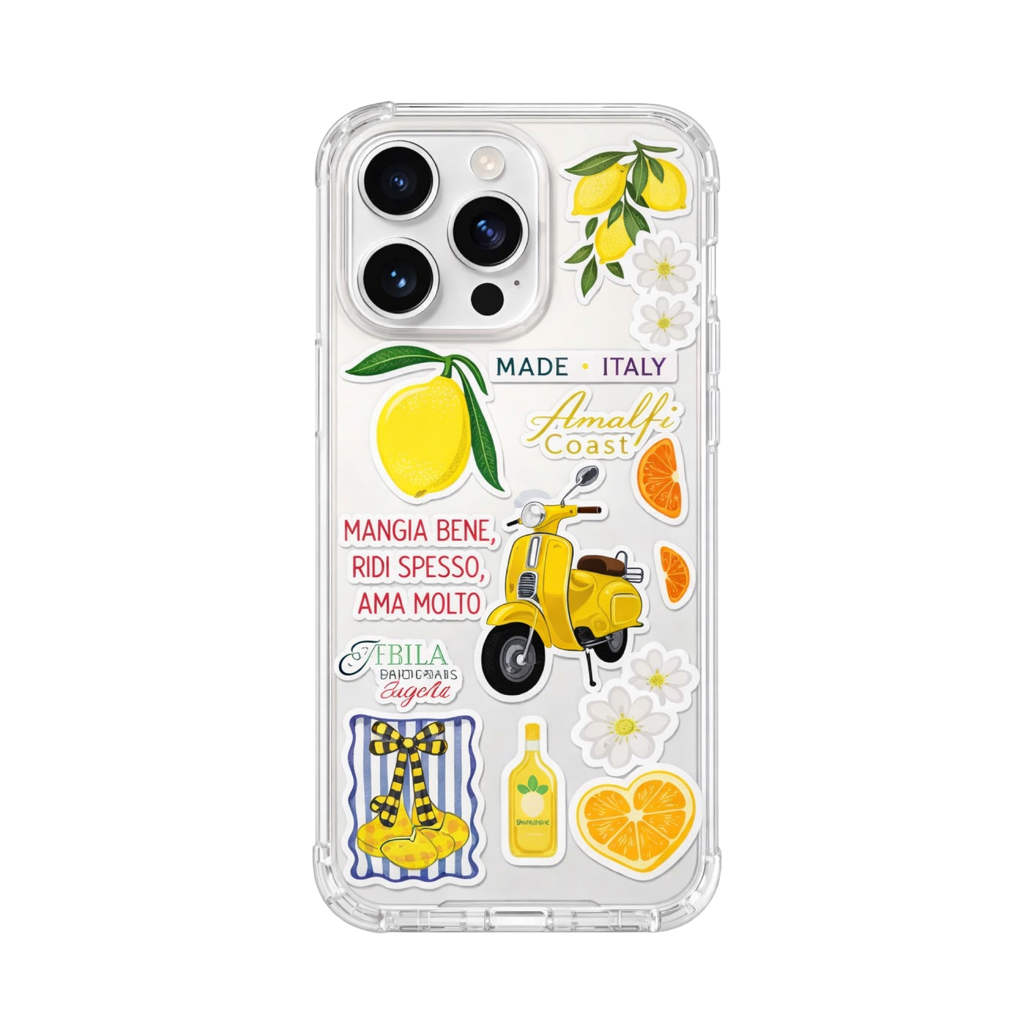 Combo Clear CASE + STICKERS