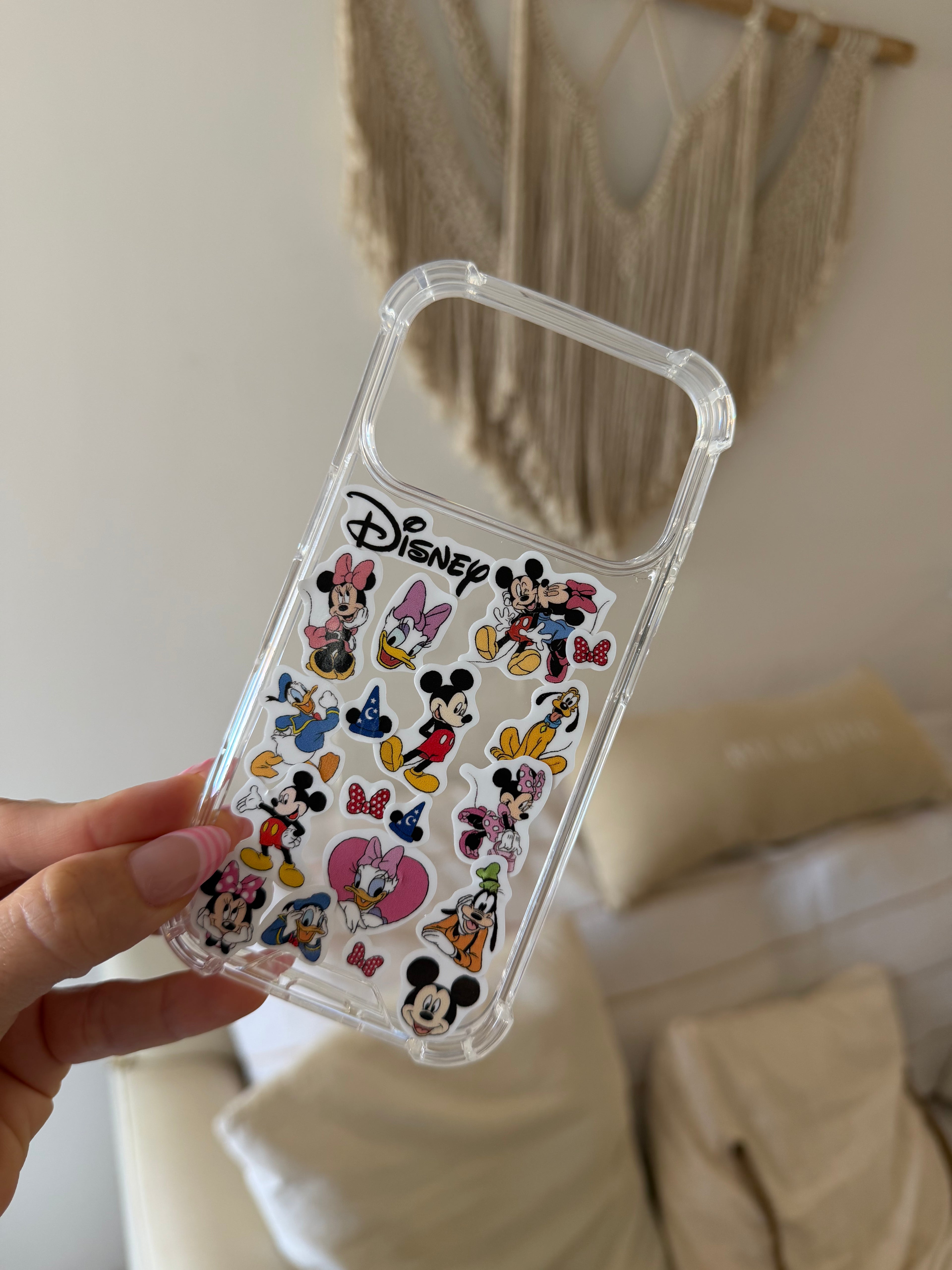 Combo Clear CASE + STICKERS
