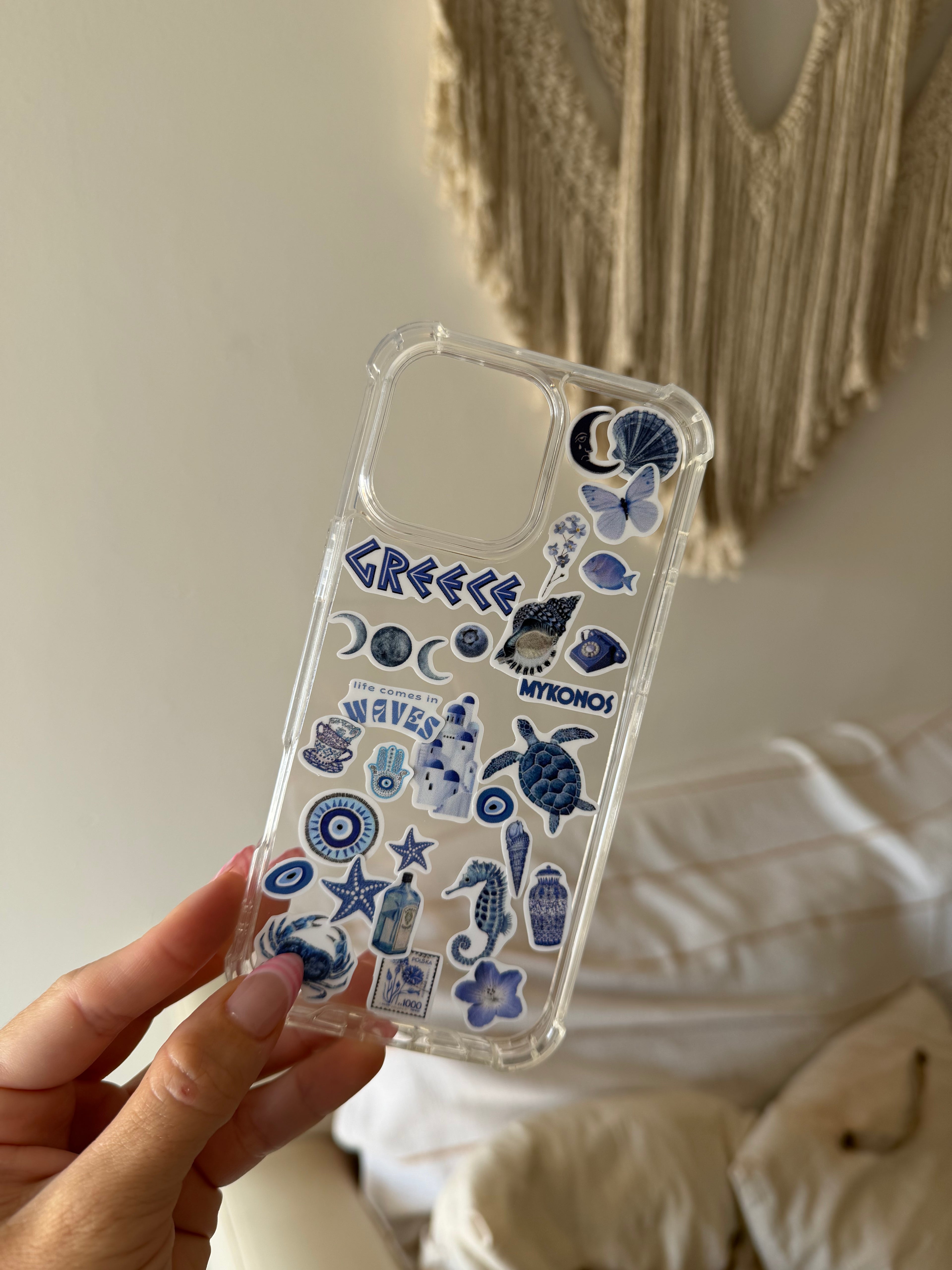 Combo Clear CASE + STICKERS