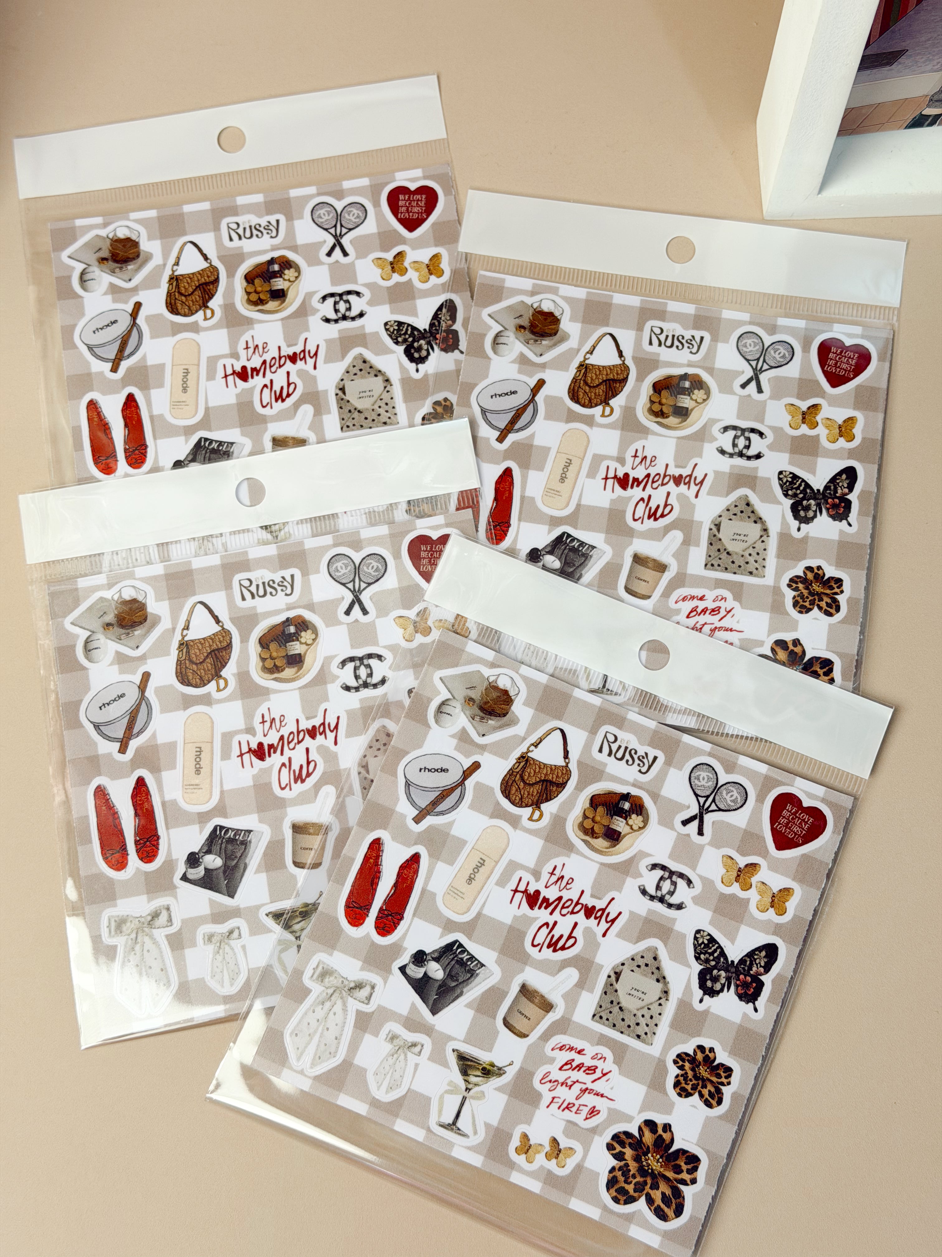 Stickers Homebody Club