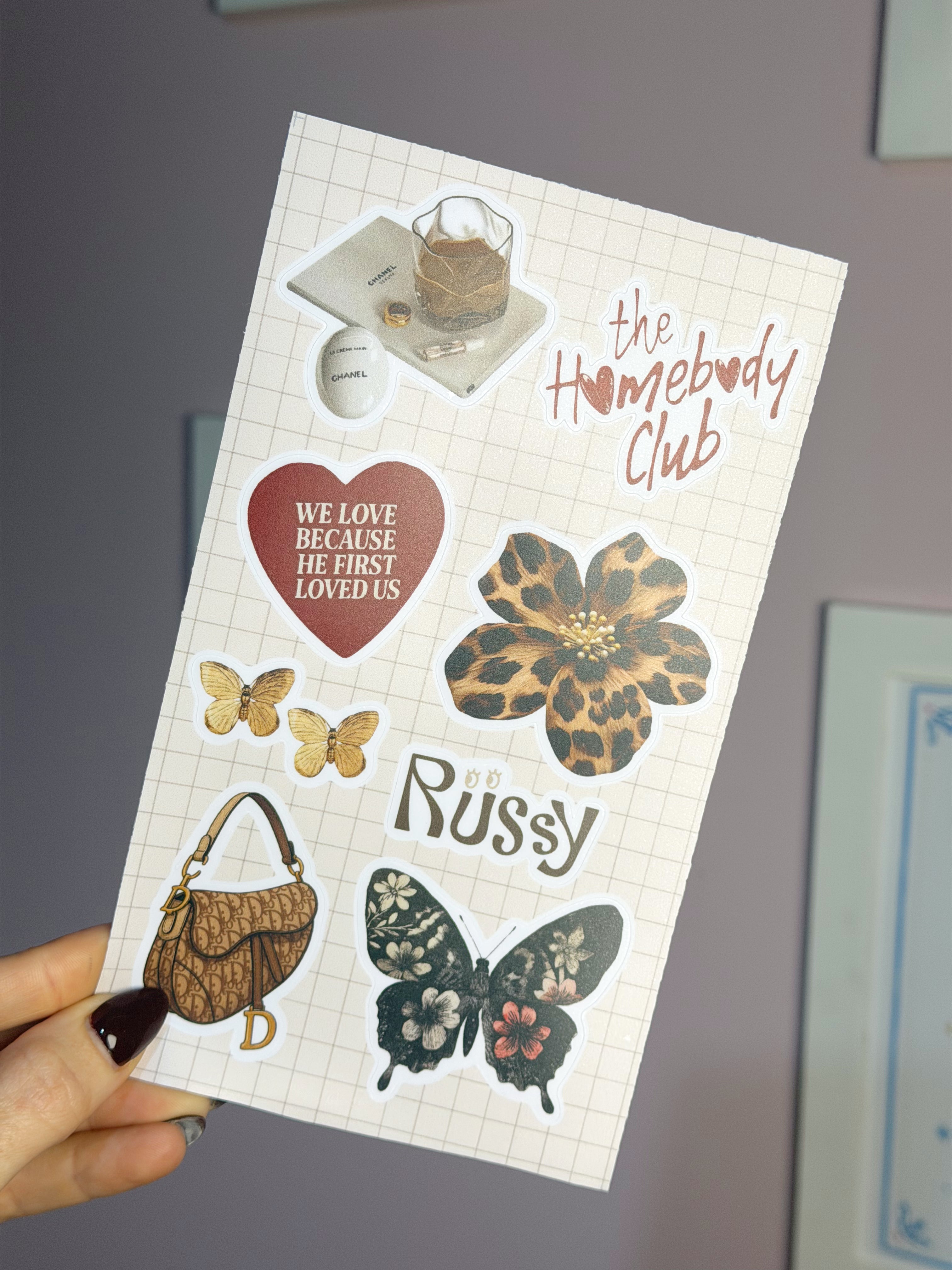 Stickers XL HOMEBODY CLUB
